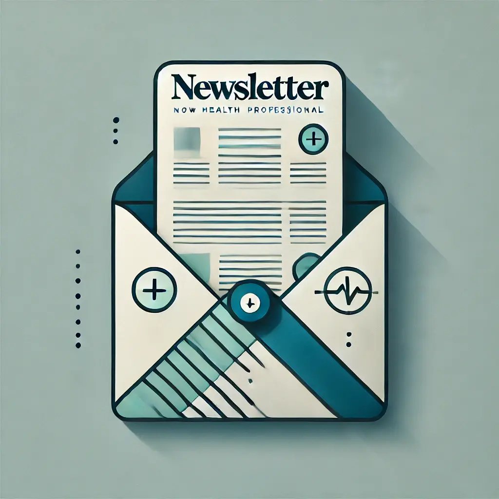 DALL·E 2025-03-17 13.06.51 - A modern and professional image representing a newsletter. The design includes an open envelope with a document partially visible, featuring subtle li-2
